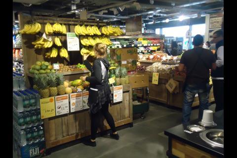 The US food retailer Whole Foods has just opened its relocated store in Piccadilly in central London.